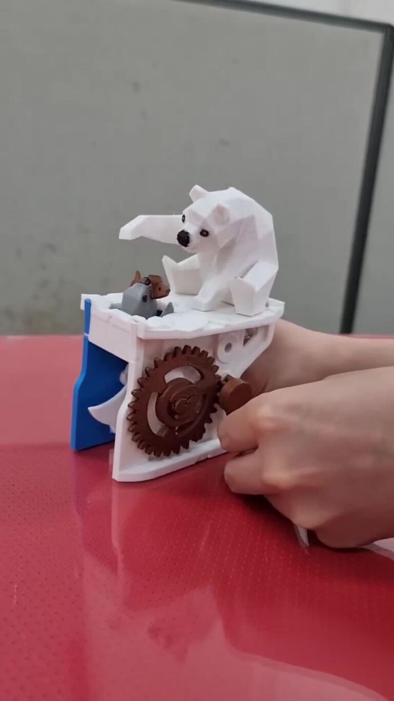 3D 프린트 작품 (polar bear & seal)