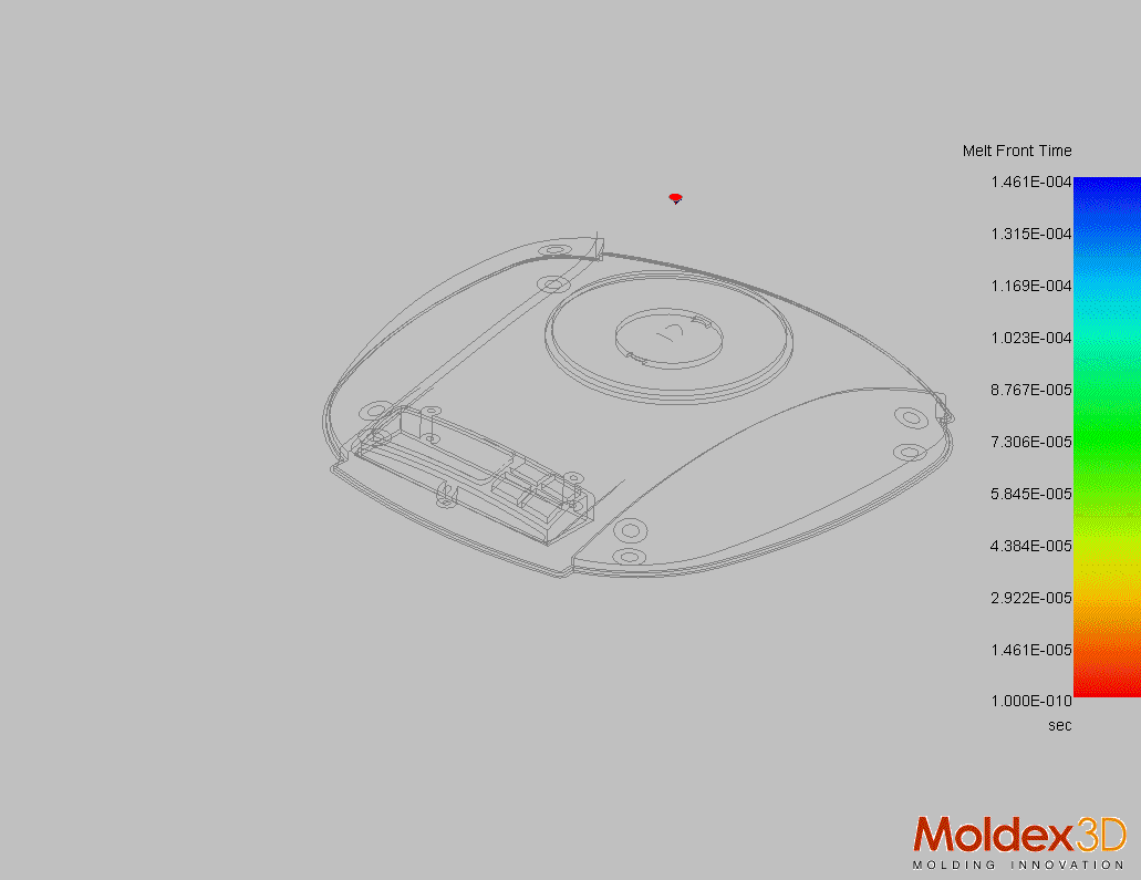 Moldex3D 유동해석
